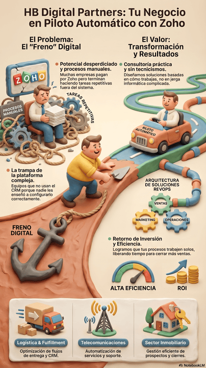 HB Digital Partners: Tu Negocio en Piloto Automático con Zoho